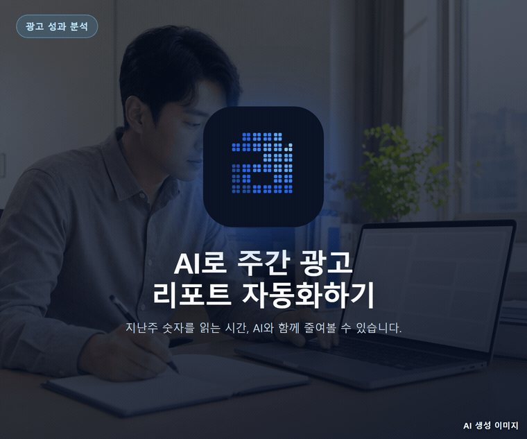 AI로 주간 광고 리포트 자동화하기