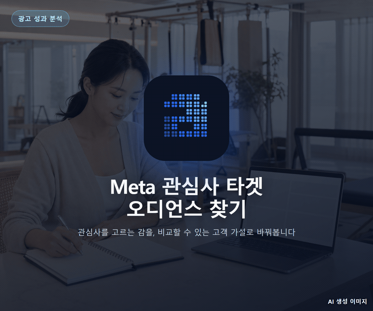 Meta 관심사 타겟 오디언스 찾기