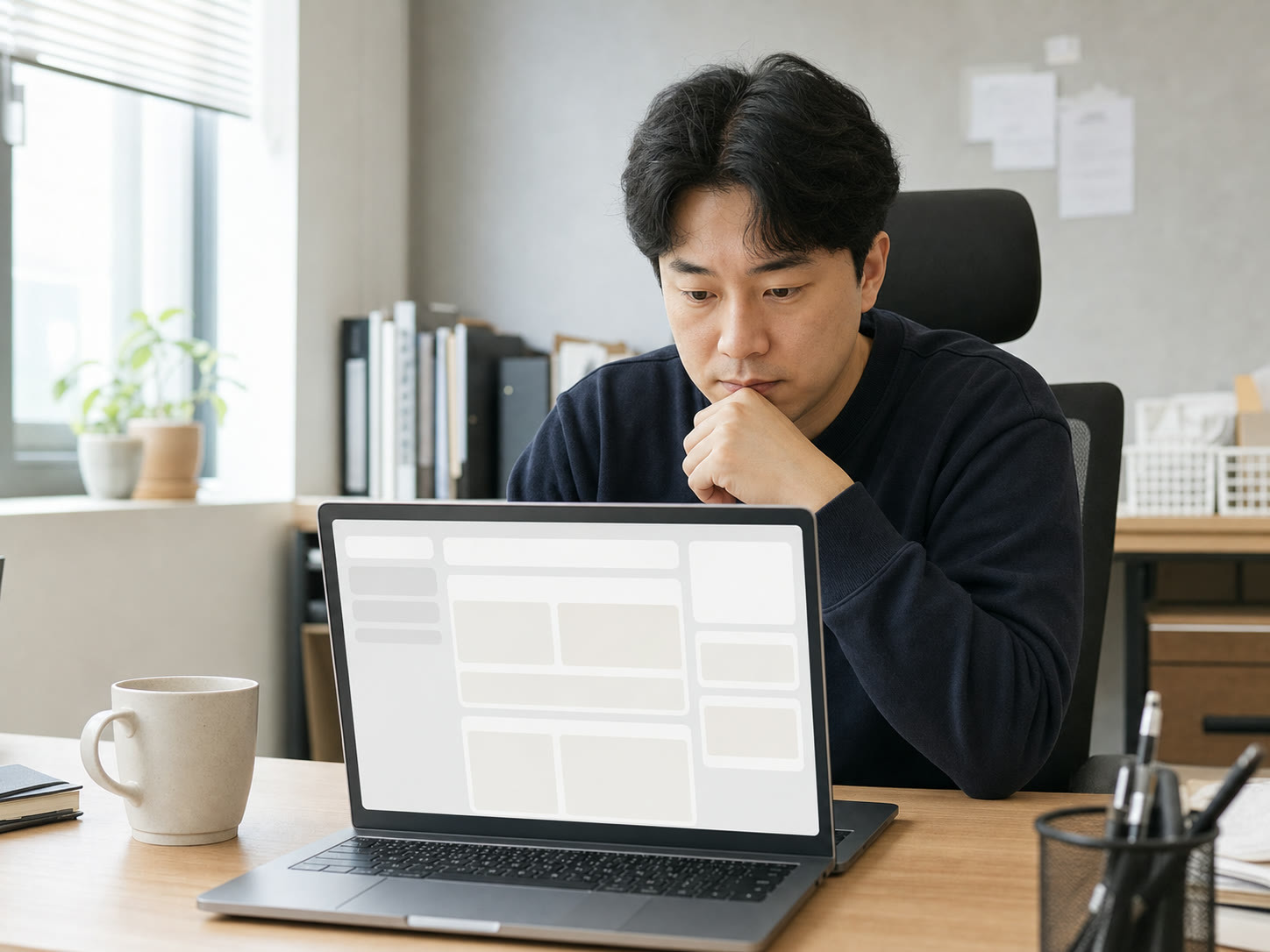 예시 이미지: 사이트 연결 상태를 확인하는 마케터