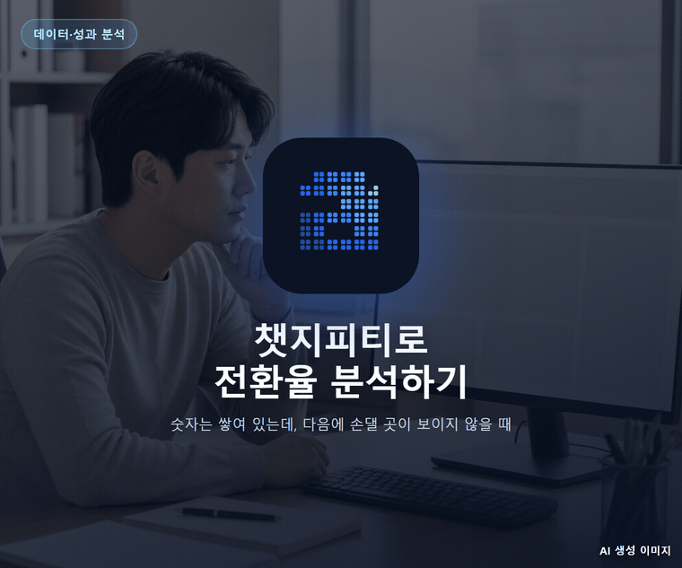 챗지피티로 전환율 분석하기