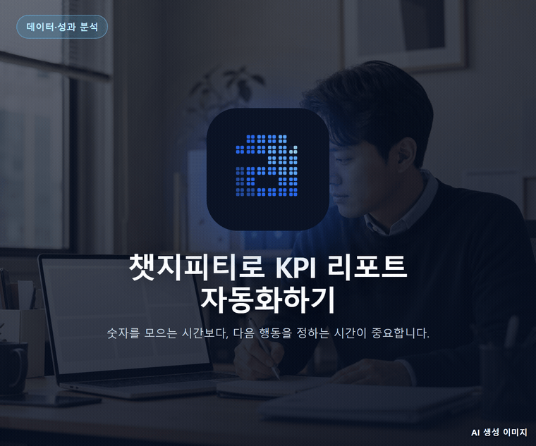챗지피티로 KPI 리포트 자동화하기