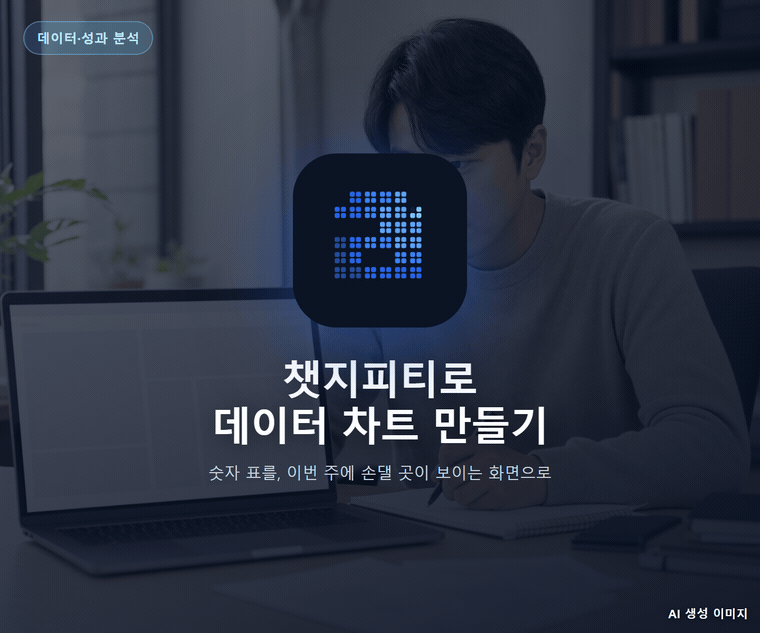 챗지피티로 데이터 차트 만들기