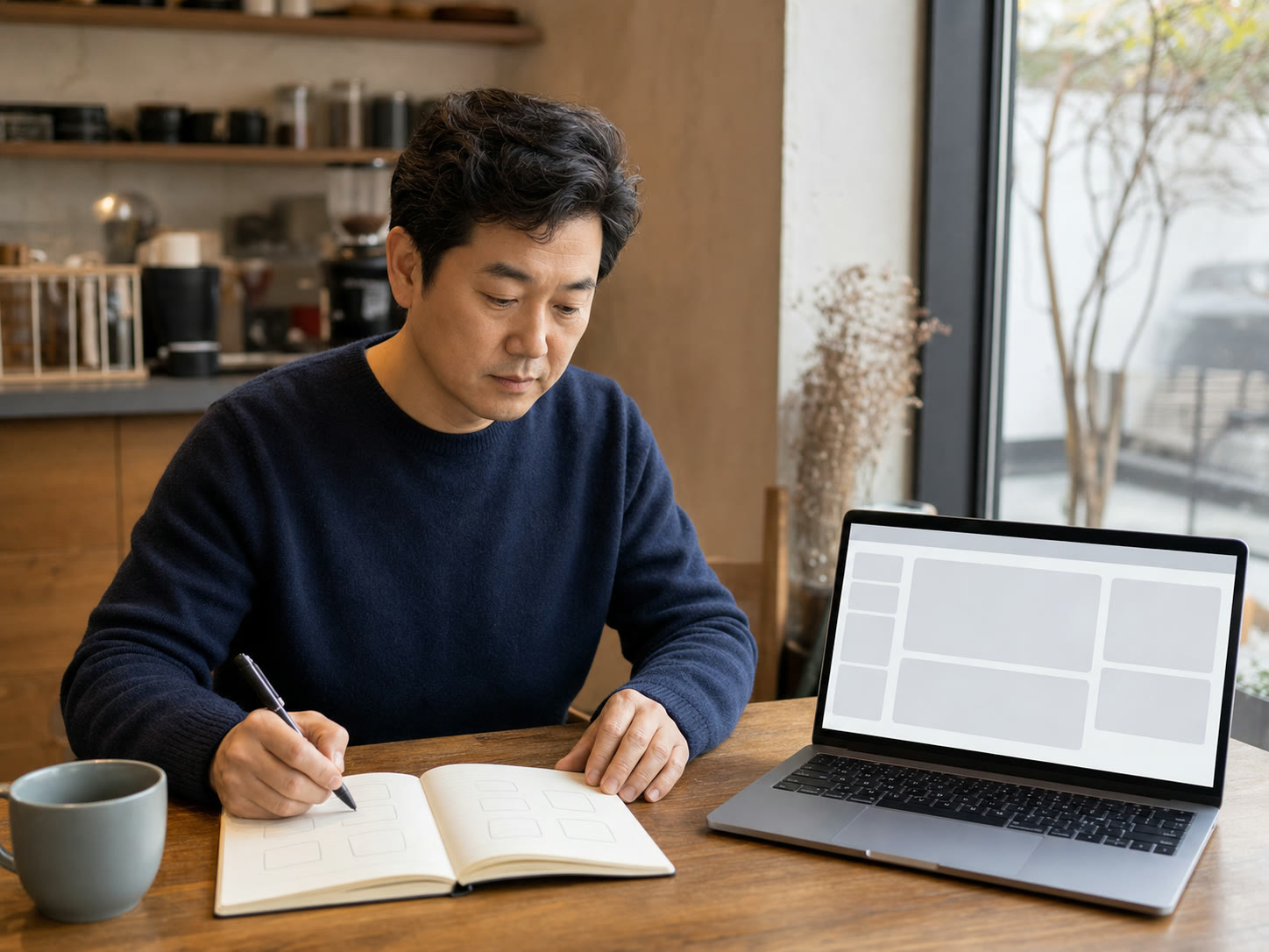 혼자 경쟁사 분석 항목을 정리해 보는 예시 이미지