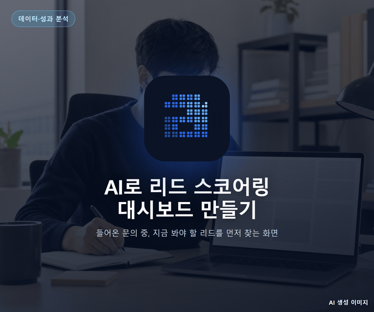 AI로 리드 스코어링 대시보드 만들기