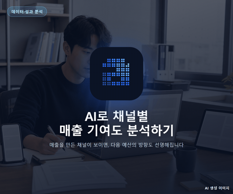 AI로 채널별 매출 기여도 분석하기