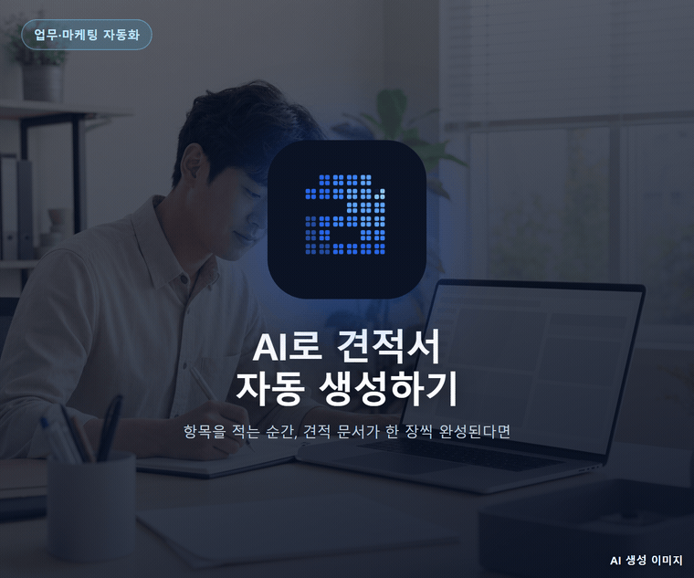 AI로 견적서 자동 생성하기