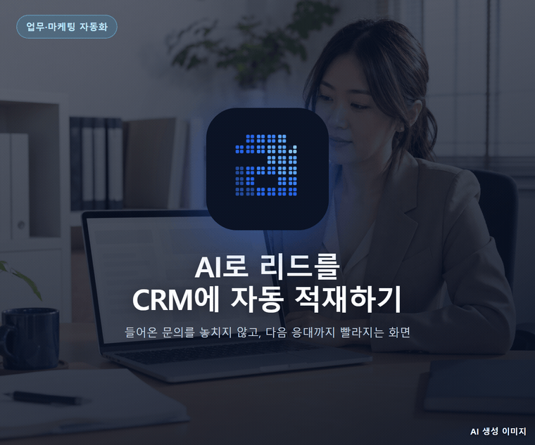AI로 리드를 CRM에 자동 적재하기