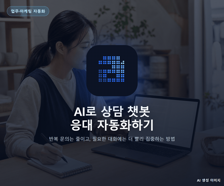 AI로 상담 챗봇 응대 자동화하기