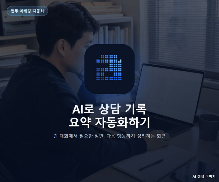 AI로 상담 기록 요약 자동화하기