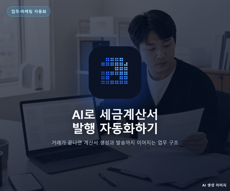 AI로 세금계산서 발행 자동화하기