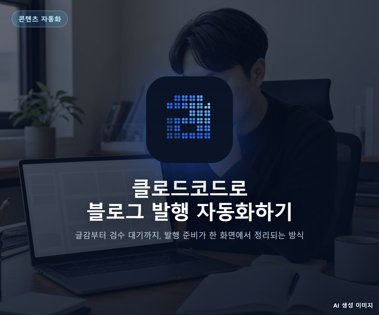 클로드코드로 블로그 발행 자동화하기