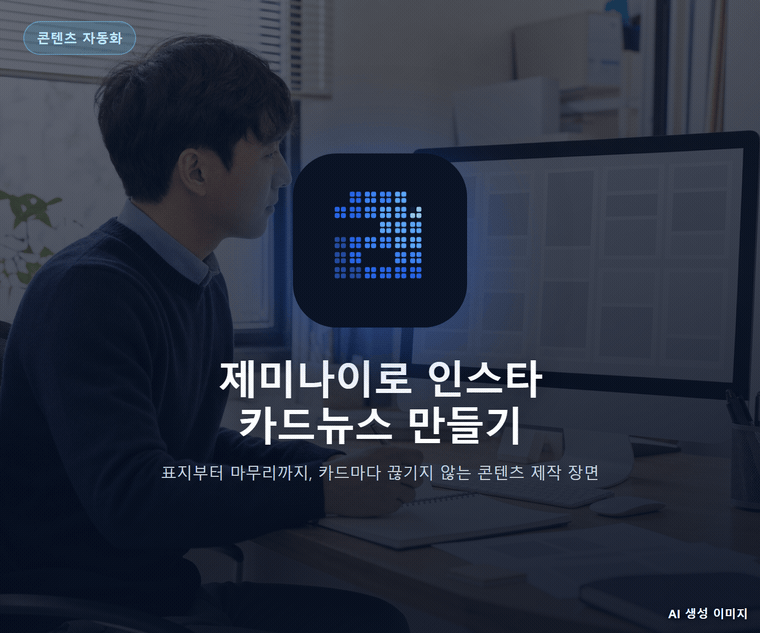 제미나이로 인스타 카드뉴스 만들기
