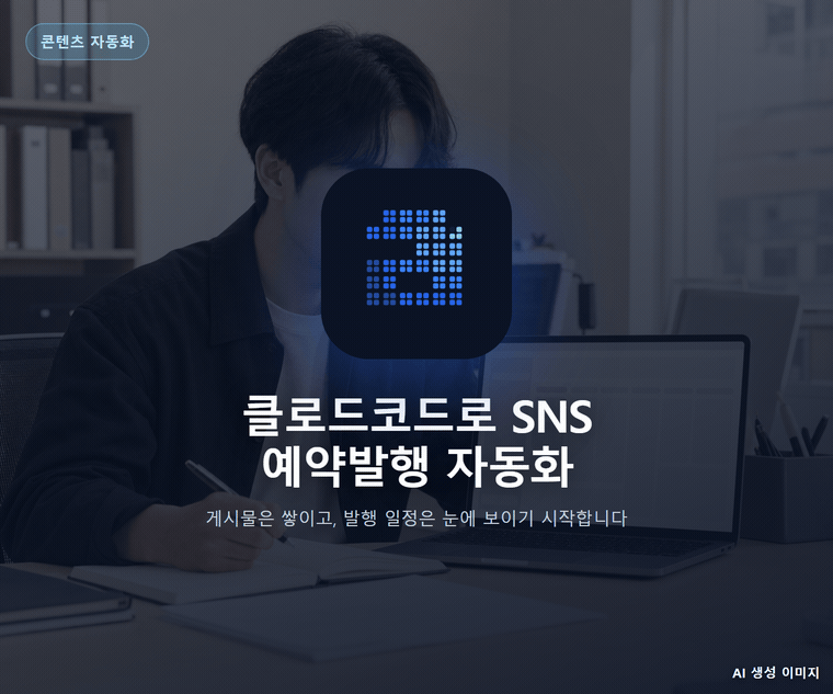 클로드코드로 SNS 예약발행 자동화