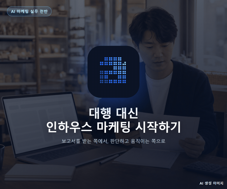 대행 대신 인하우스 마케팅 시작하기