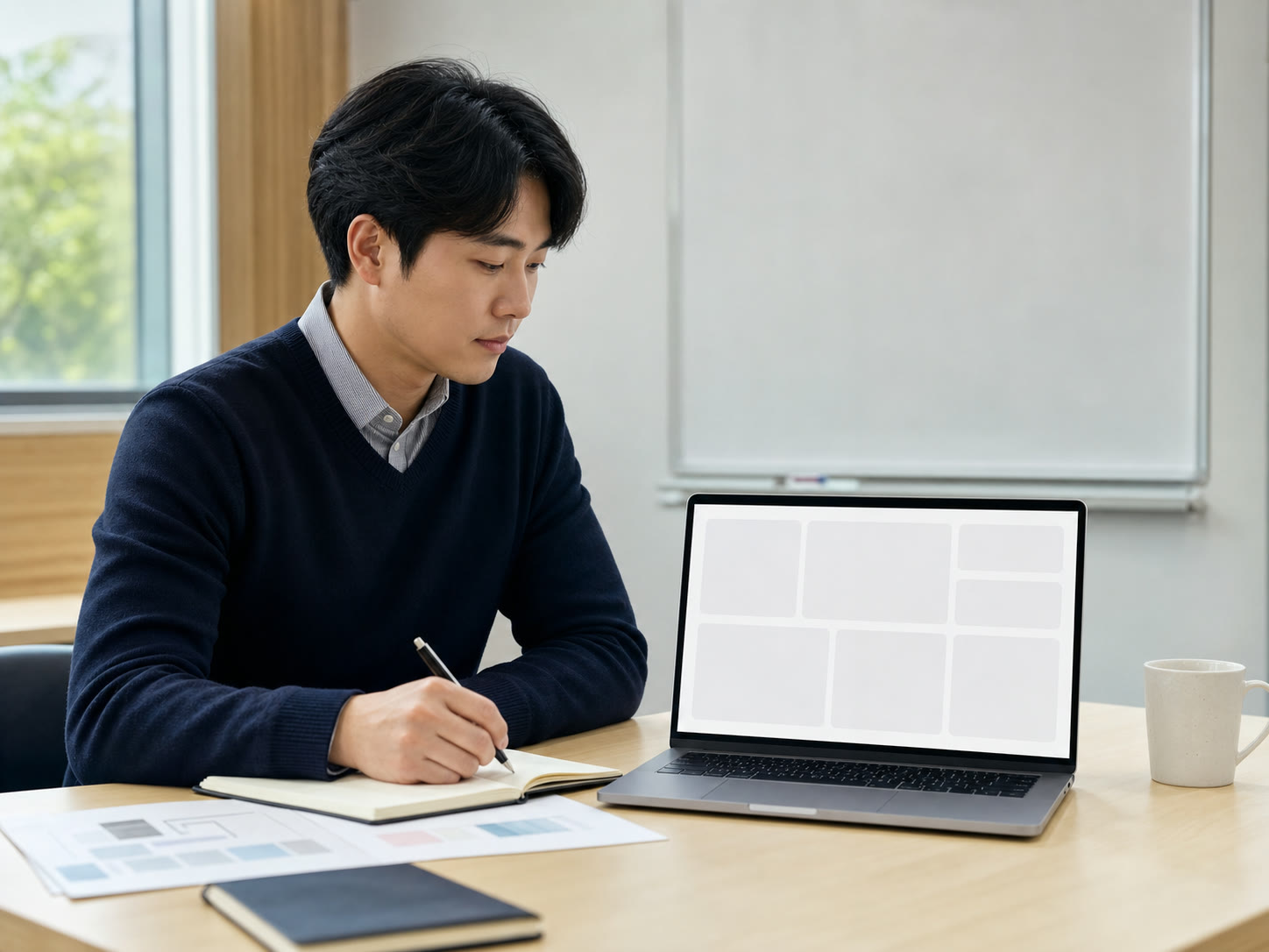 AI를 활용한 업무 아이디어를 정리하는 예시 이미지
