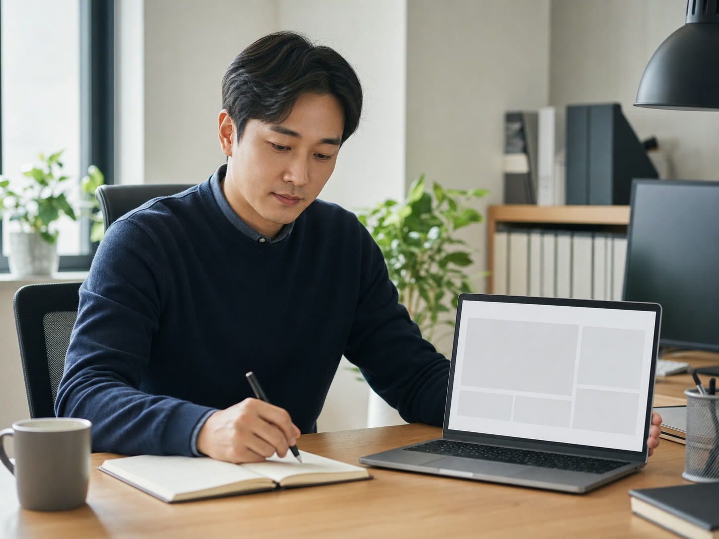 노코드 대시보드 구조를 보며 업무 연결 지점을 찾는 한국의 소규모 사업자, 예시 이미지