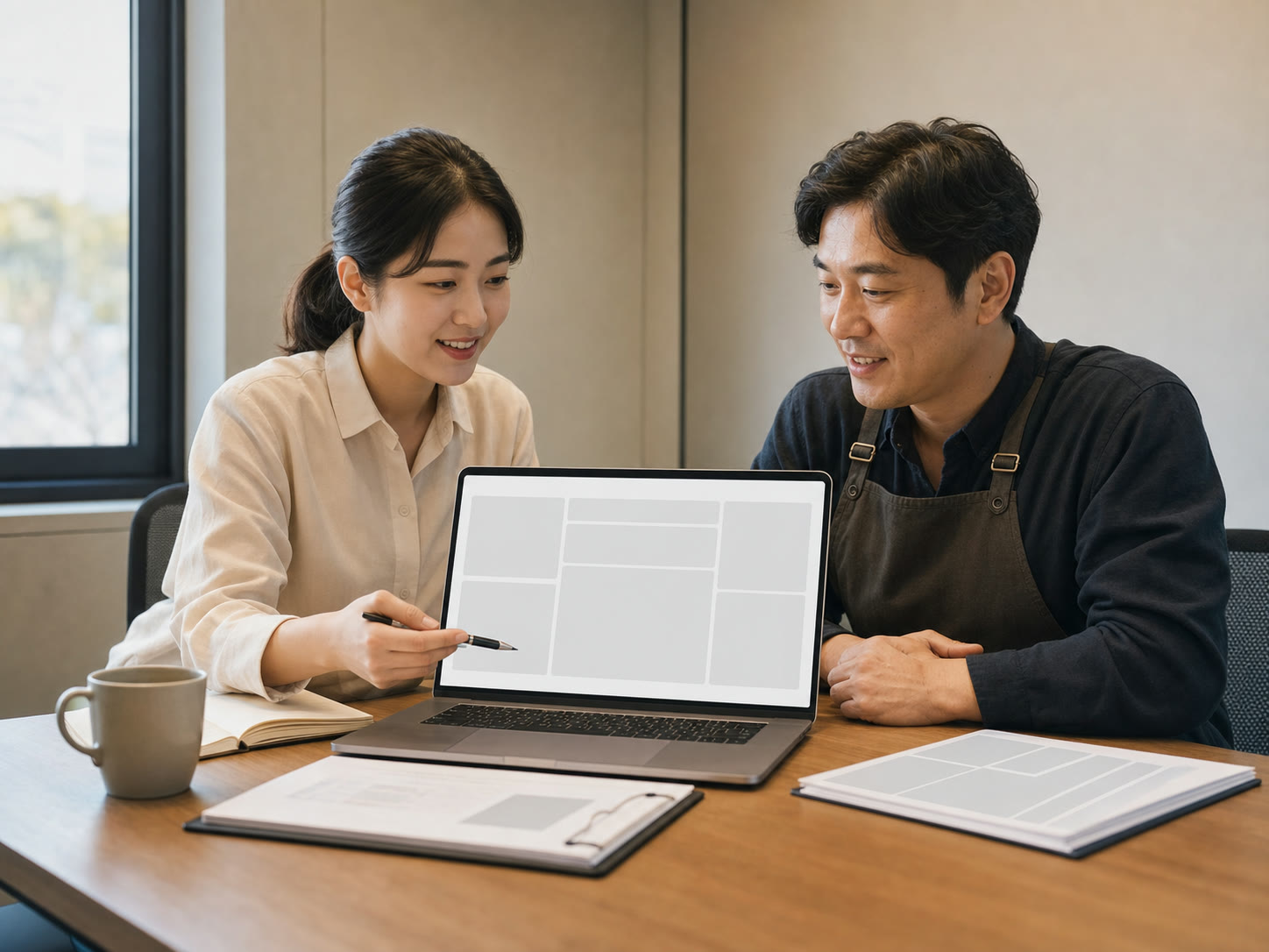 온라인으로 각자의 사업 장면을 이야기하는 목요 AI 모임, 예시 이미지