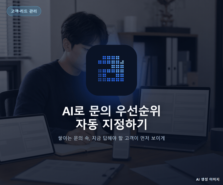 AI로 문의 우선순위 자동 지정하기