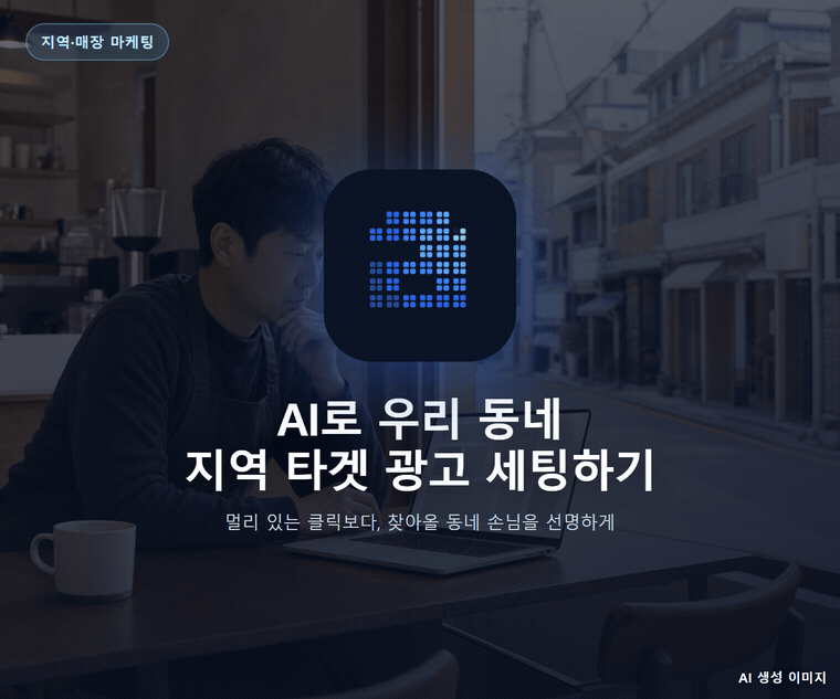 AI로 우리 동네 지역 타겟 광고 세팅하기