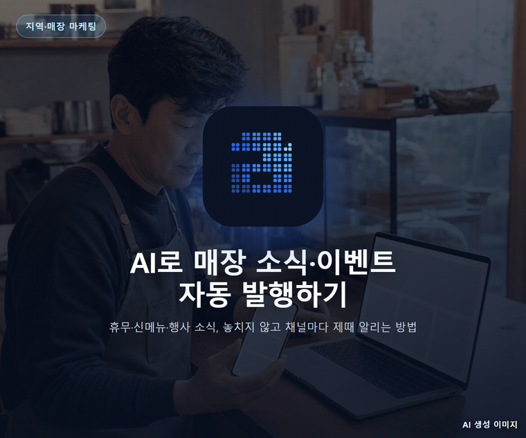 AI로 매장 소식·이벤트 자동 발행하기