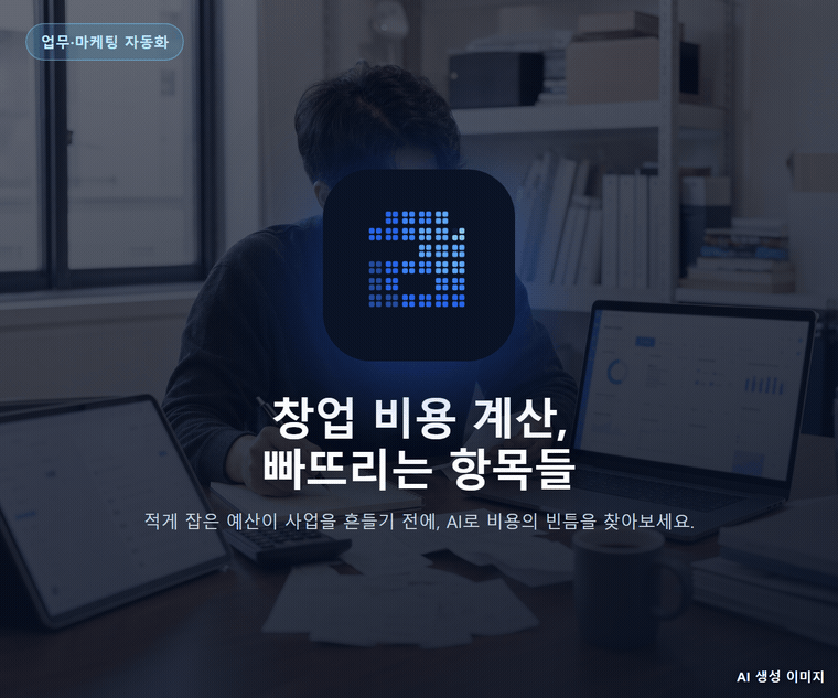 창업 비용 계산, 빠뜨리는 항목들