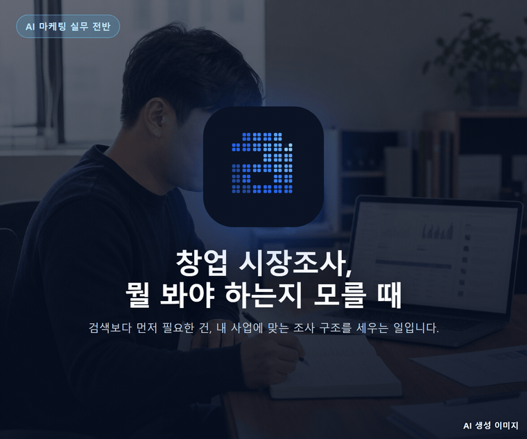 창업 시장조사, 뭘 봐야 하는지 모를 때