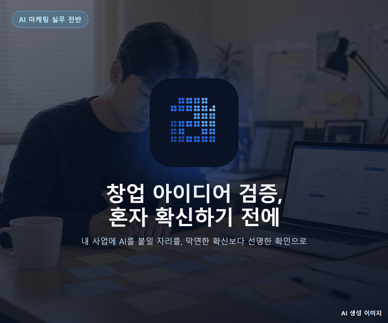 창업 아이디어 검증, 혼자 확신하기 전에