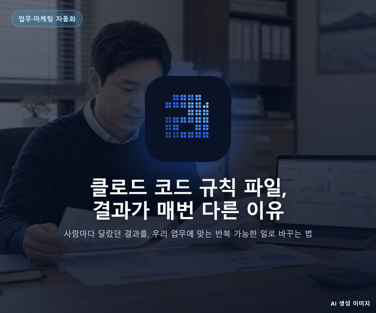 클로드 코드 규칙 파일, 결과가 매번 다른 이유
