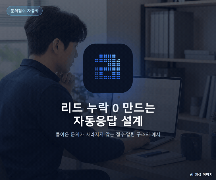 리드 누락 0 만드는 자동응답 설계