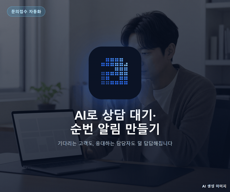 AI로 상담 대기·순번 알림 만들기