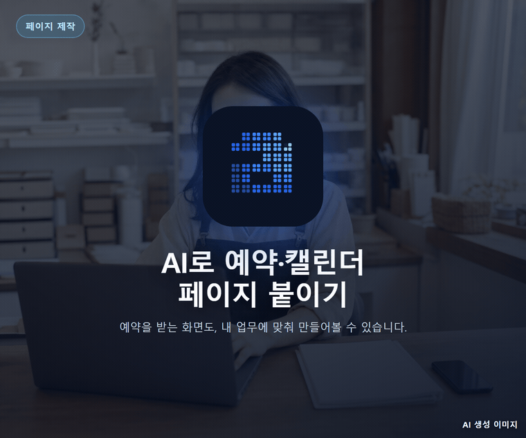 AI로 예약·캘린더 페이지 붙이기