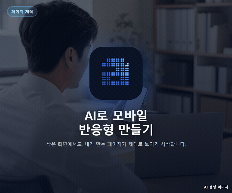 AI로 모바일 반응형 만들기