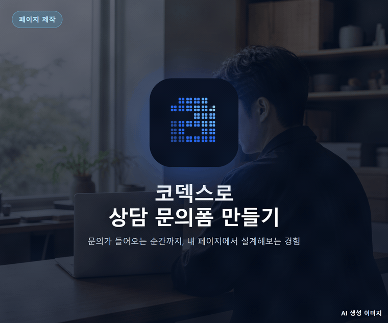 코덱스로 상담 문의폼 만들기