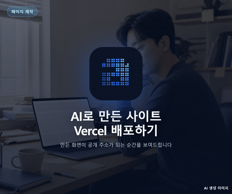 AI로 만든 사이트 Vercel 배포하기